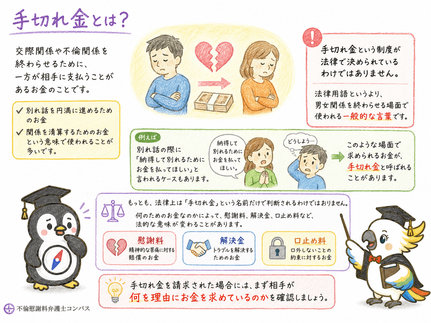 １章　手切れ金とは？意味と法律上の扱い
